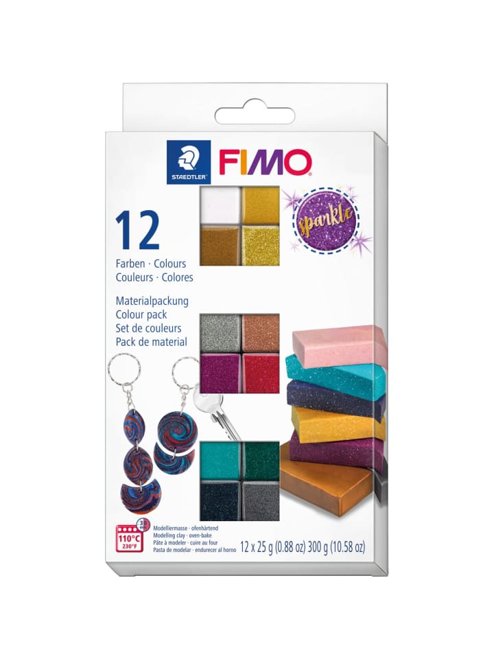 Modelliermasse Set Fimo effect sparkle MP