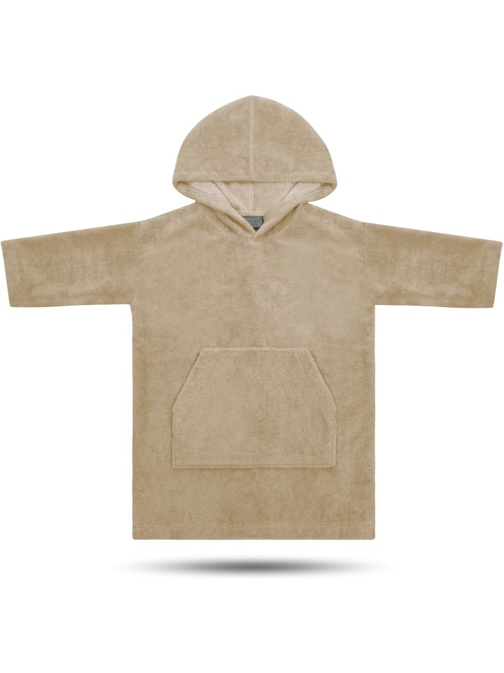 Baby langarm Badeponcho Pichilemu in Beige