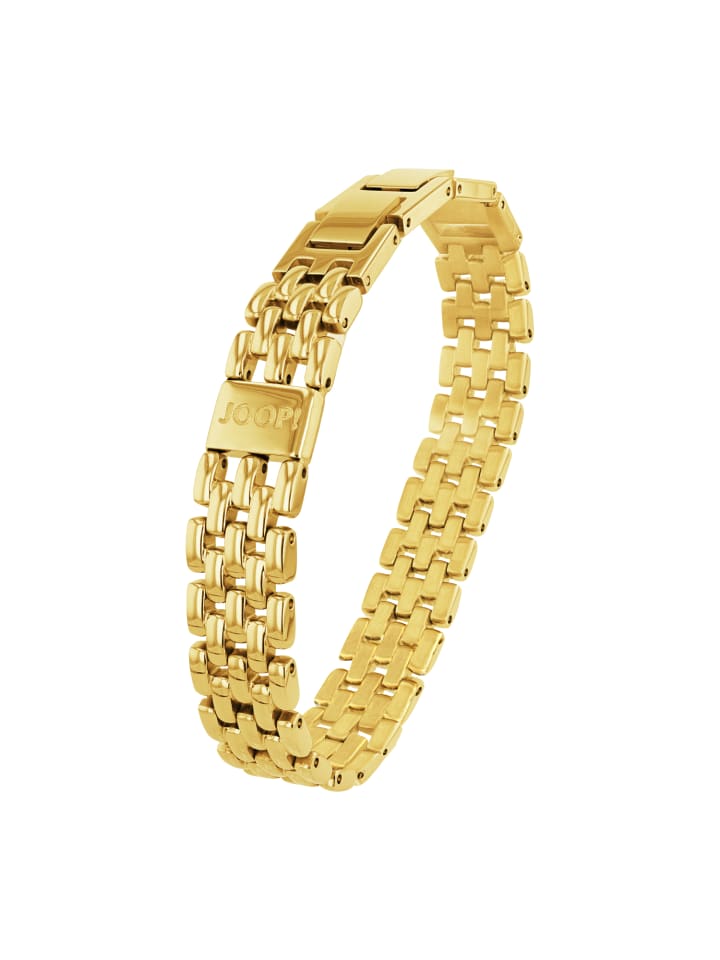 Armband Edelstahl, IP Gold in Gold