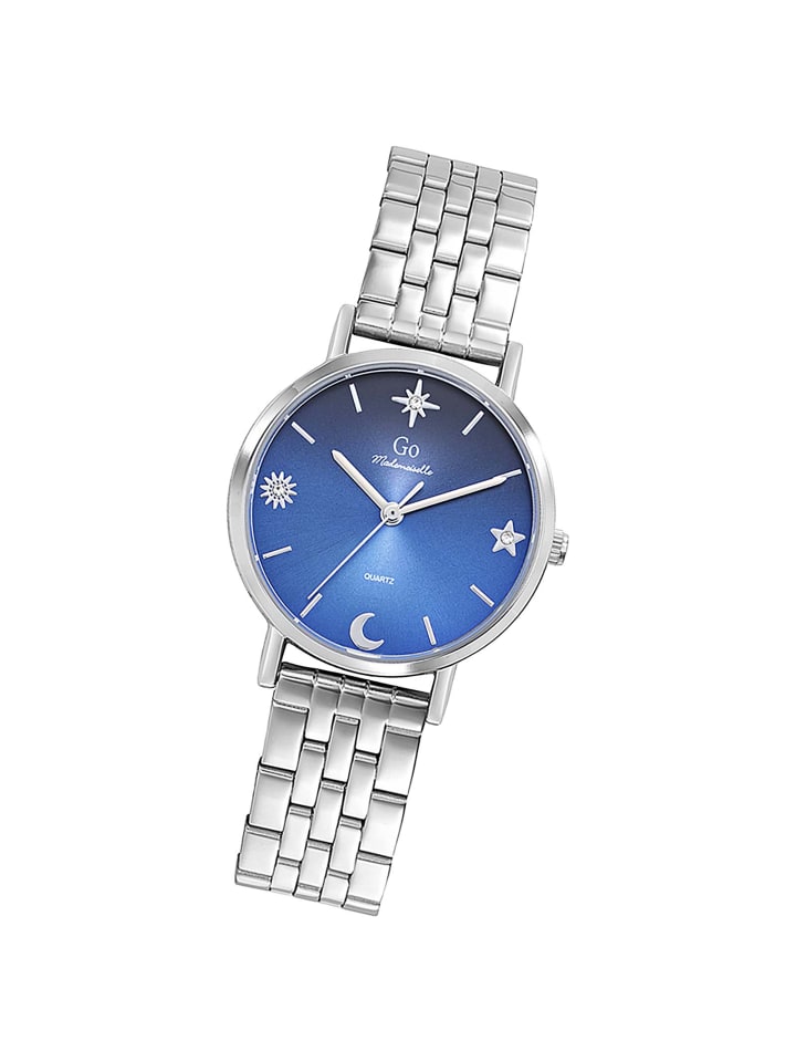 Analog-Armbanduhr Girl Only Mademoiselle silber klein (ca. 30mm)