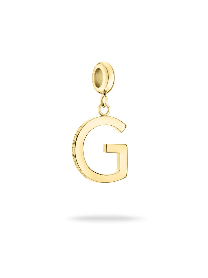Anhänger G silver in gold