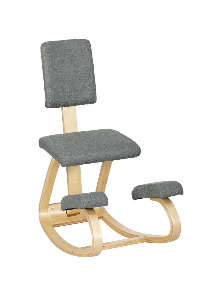 Kniestuhl in Grau 84L x 51B x 93H cm