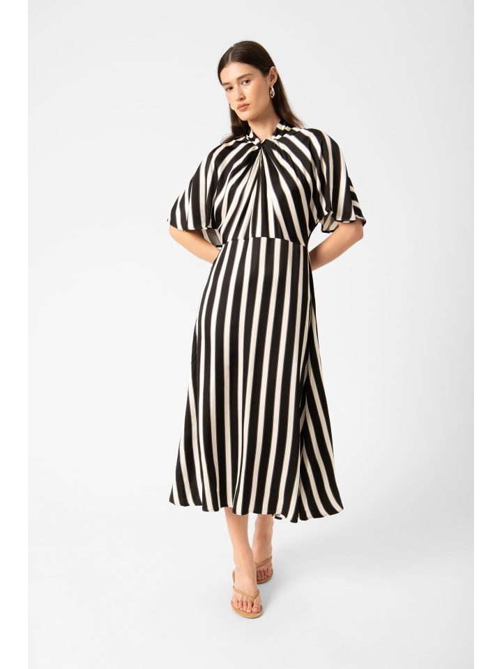 Kleid SLClero Feminine Form in White and Black Stripe