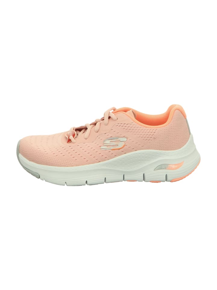 Sportliche Schnürschuhe in Rosa