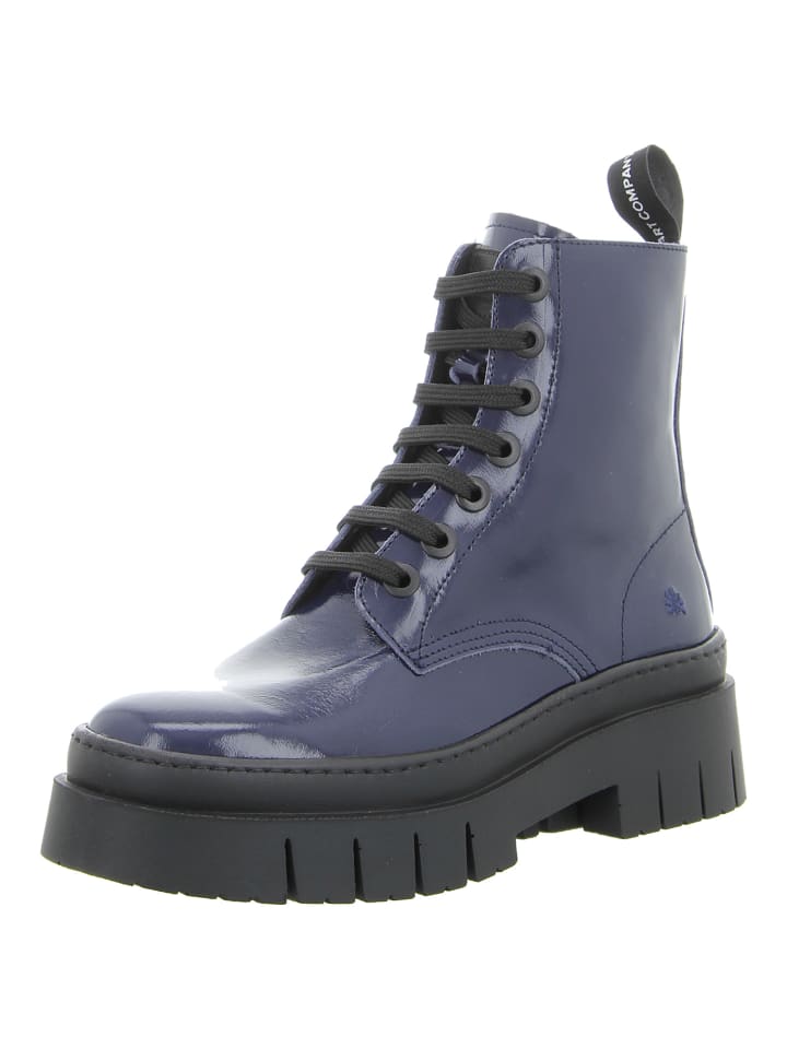 Schnürschuh in blau