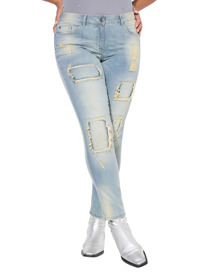 Jeans in light blue