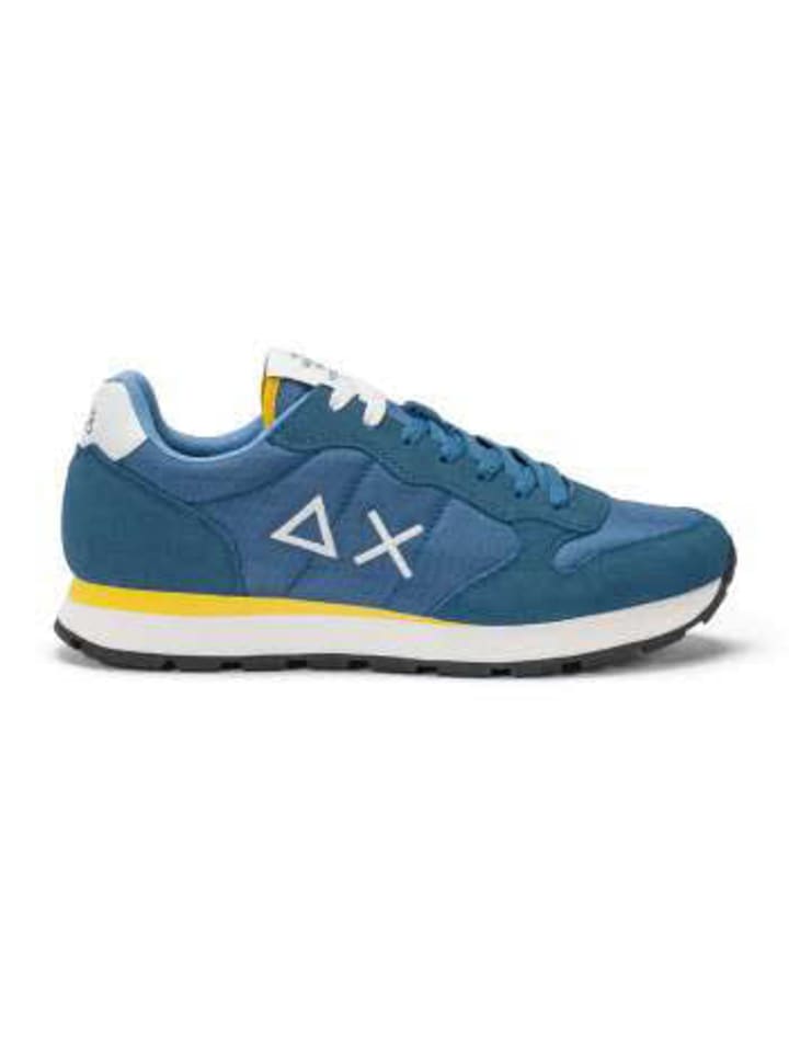 Schnürschuh in blau