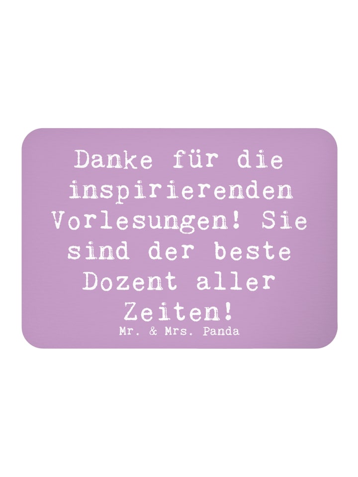 Magnet Spruch Bester Dozent mit Spruch in Lavendeltraum