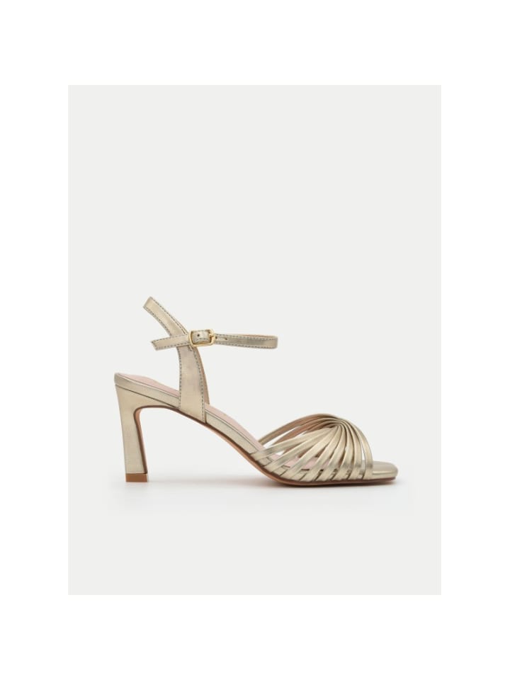 Sandalen Heel Sandal Mitere in Gold