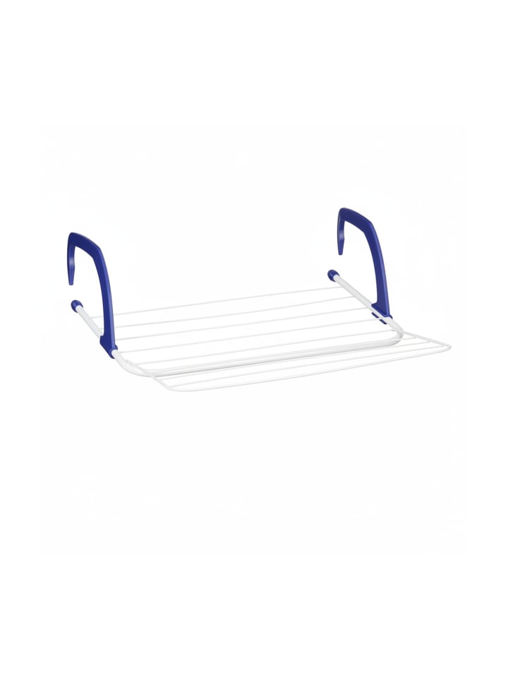 Hängetrockner in Weiß/ Blau - (B)51 x (H)15,5 x (T)73 cm