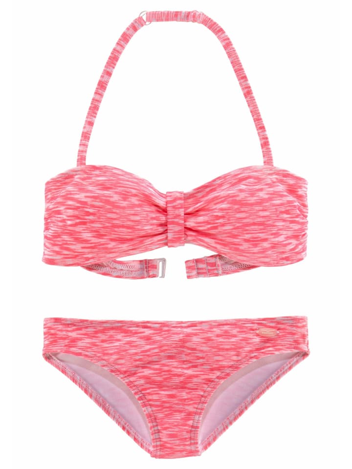 Bandeau-Bikini in hummer-weiß