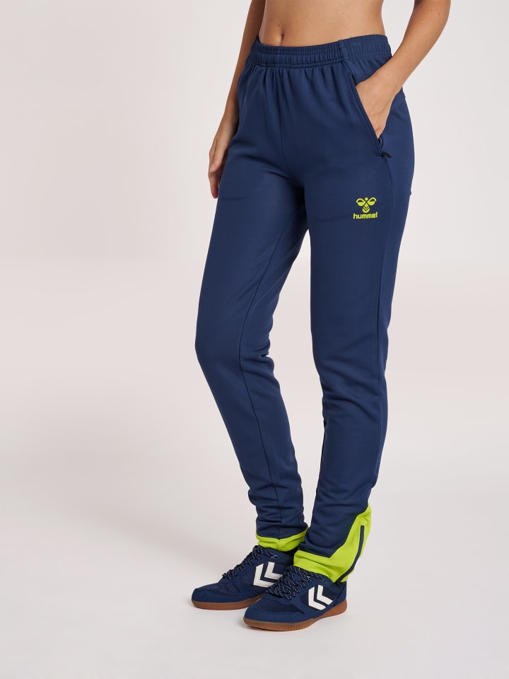 Verstellbare Taille Hose Hmllead Damen in DARK DENIM