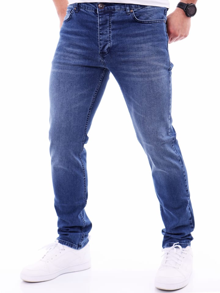 Jeans Regular Fit in blau
