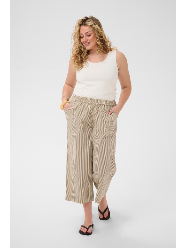 Casual Hose KCnana Loose fit in Brindle / Turtledove Stripe