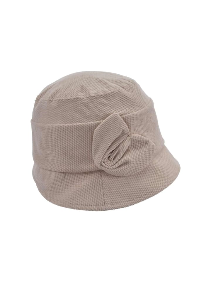 Stoffhut in beige