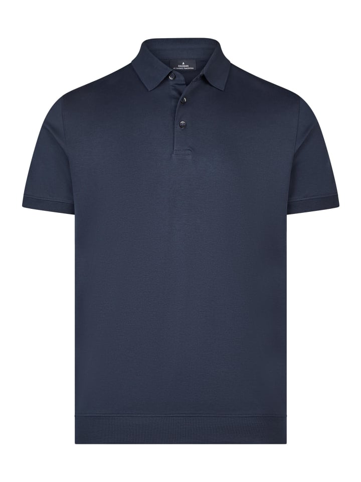 Poloshirt Basic in Dunkelblau