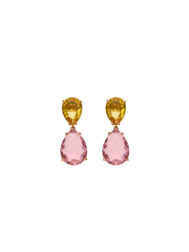 Women Earrings in Rose Gold Yellow