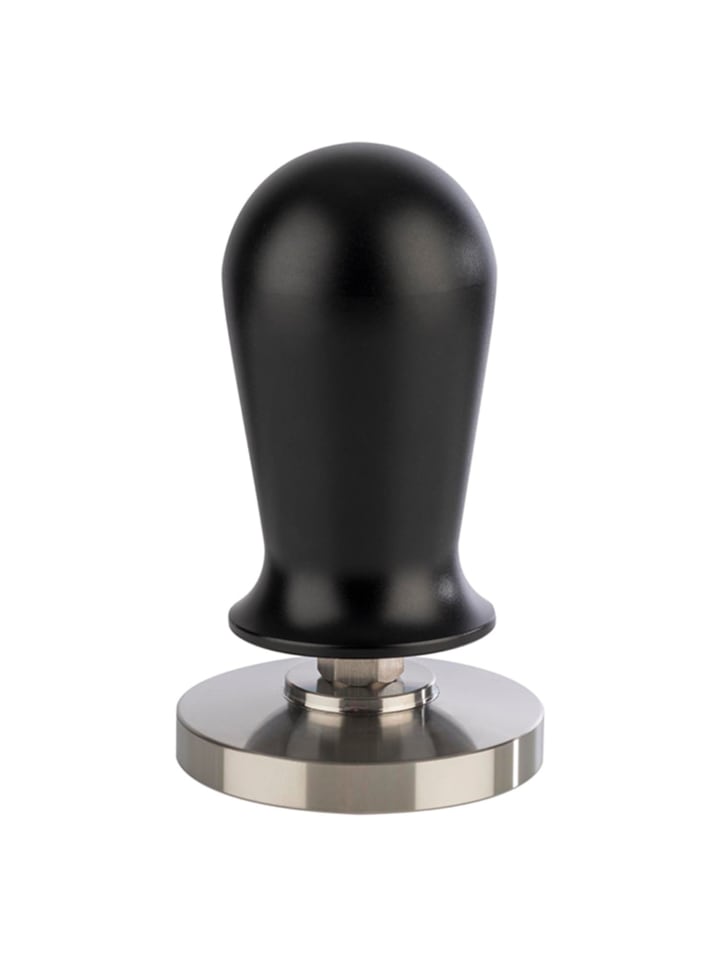 Tamper in schwarz, Ø 58 mm, H: 10 cm, Edelstahl/Alu
