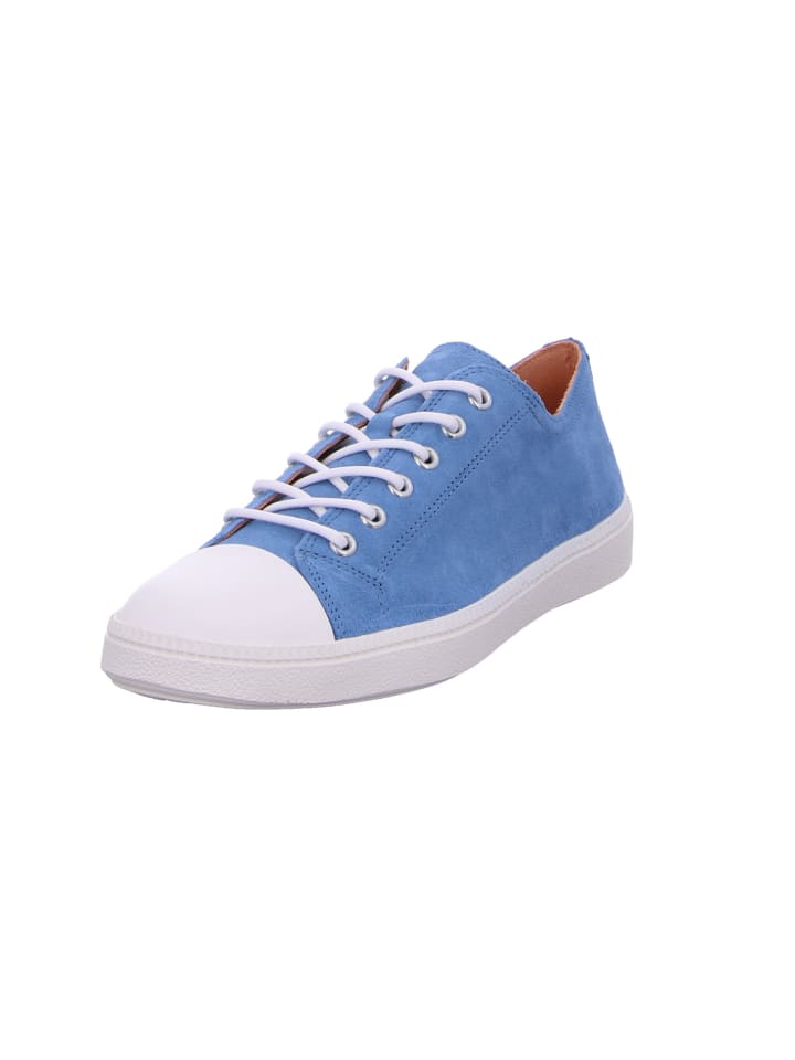 Schnürschuh in blau