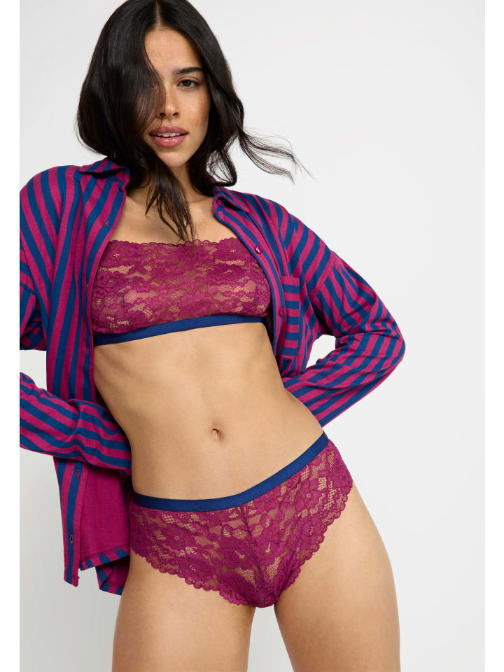 Brasilslip in deep berry