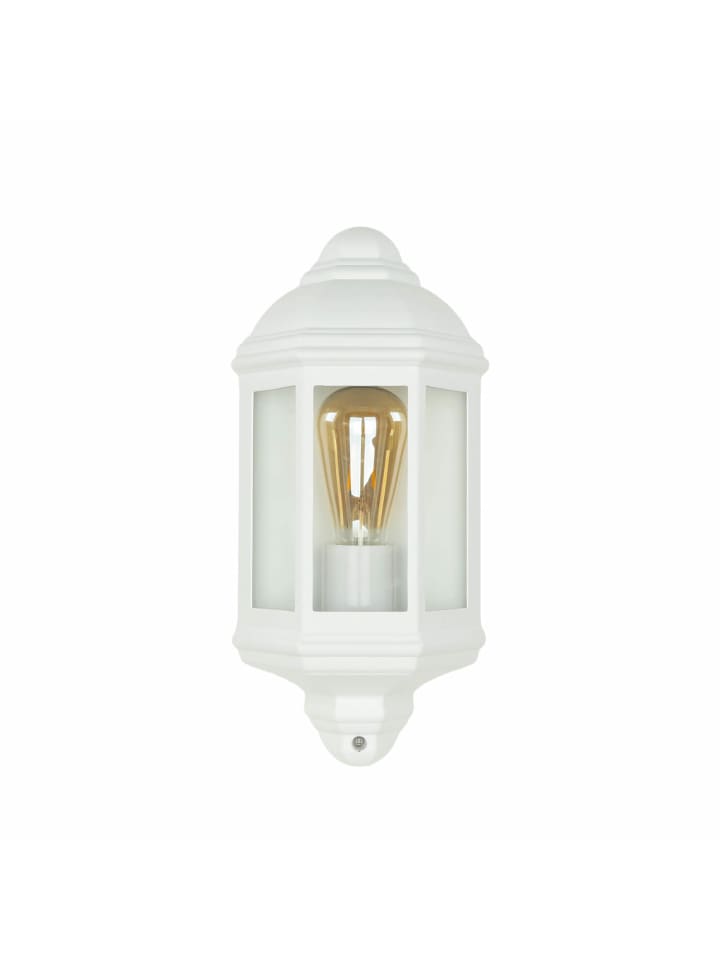 Außen Wandlampe (B)17.5 x (H)36 cm in Weiß