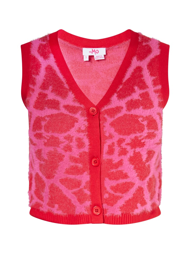 Damen Pullunder in PINK ROT