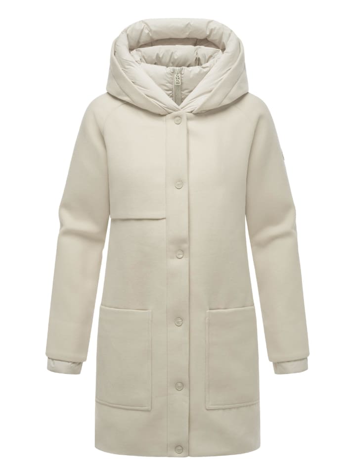 Kurzmantel Flauschwunder 14 in Light Grey
