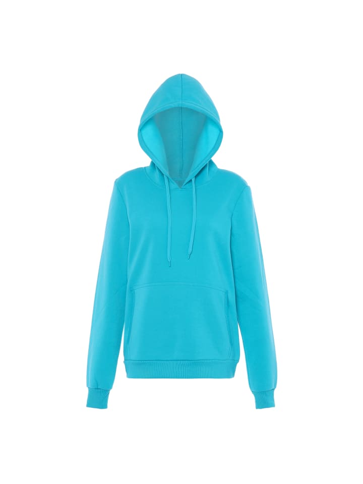 Damen Hoodie in Türkis