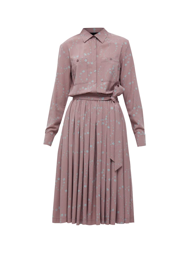 Kleid Plissee in brown