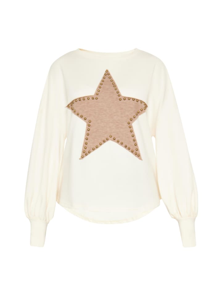 Women Sweatshirt in APRICOT