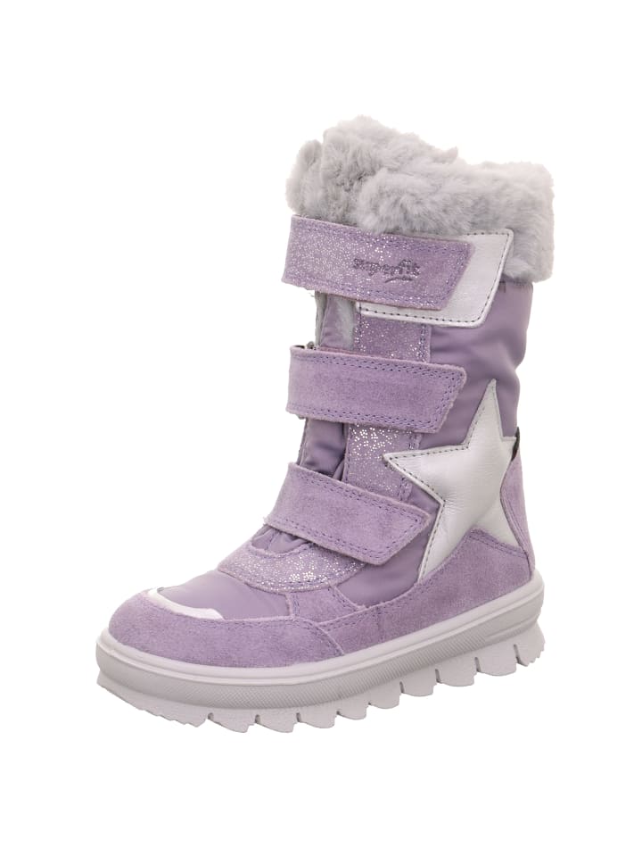 Winterstiefel FLAVIA in Lila/Grau