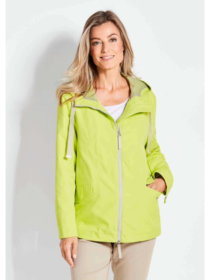 Sportive A-Linien-Jacke in hellgrün