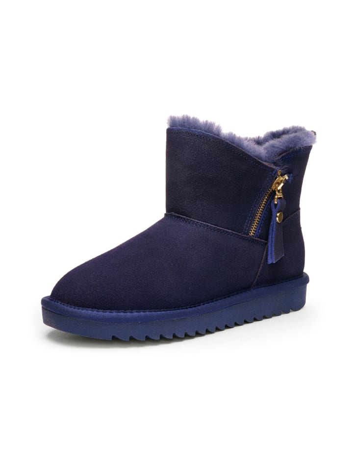 Winterboots in Blau