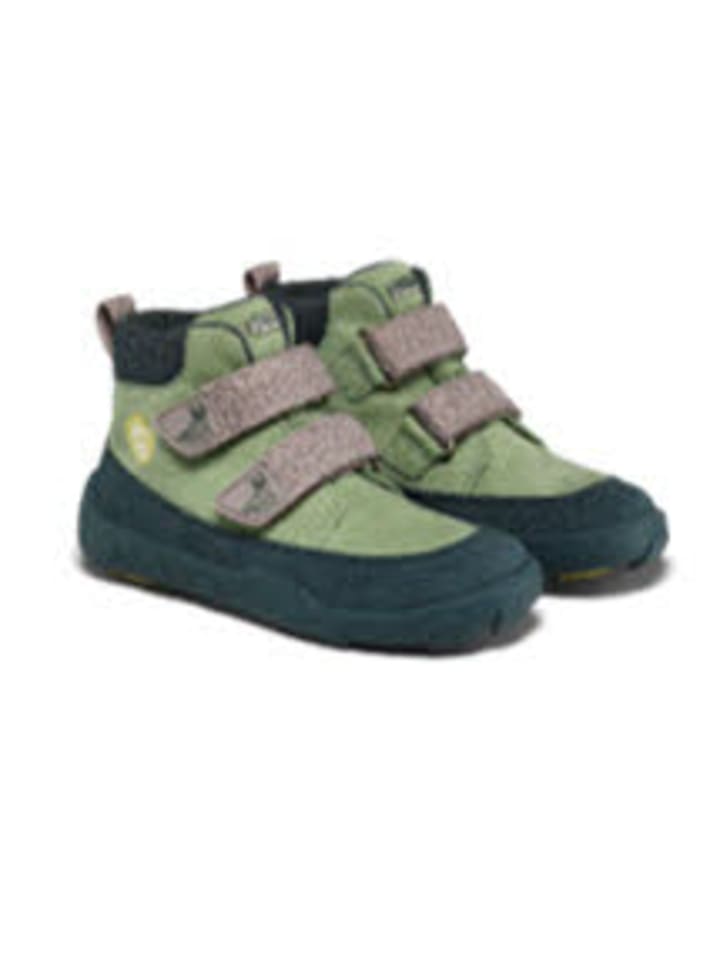 Halbschuhe Kinder Übergangsschuh Leder Friendy Raupe in Grün