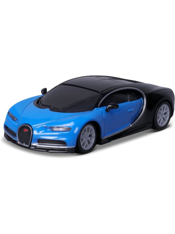 Ferngesteuertes Auto - Bugatti Chiron (11cm, Maßstab 1:41) in blau