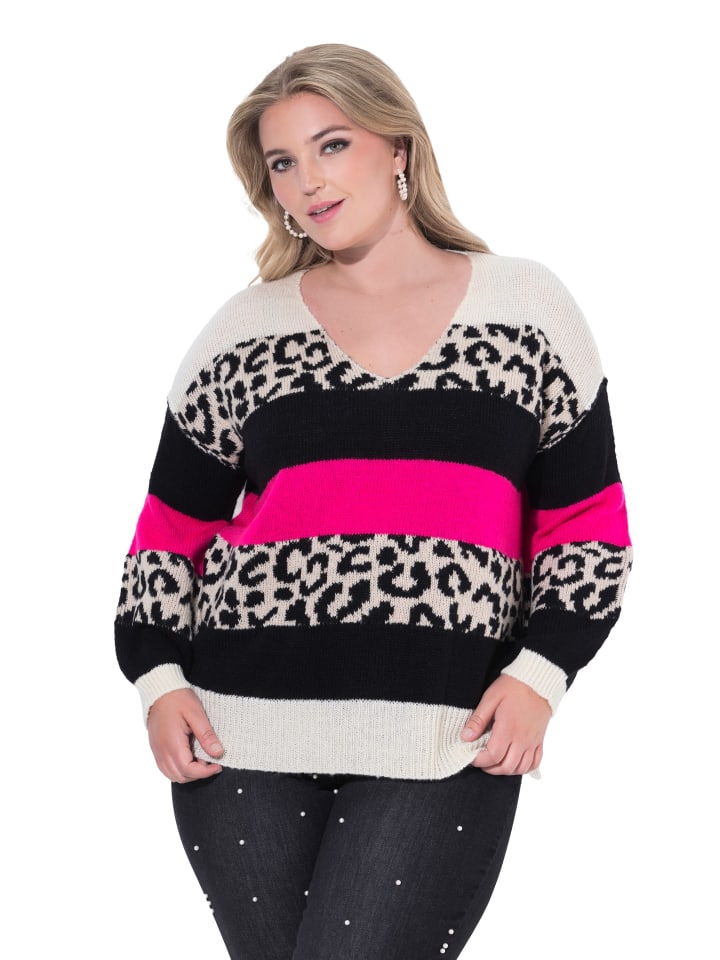 Pullover in neon berry