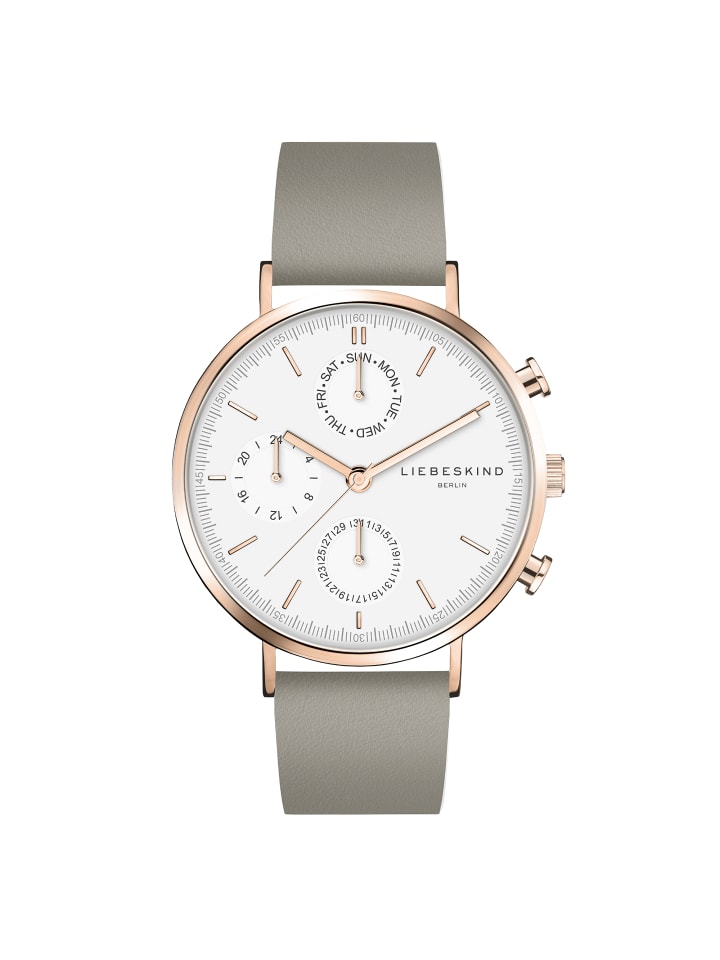 Armbanduhr The Round Multifunction in grau