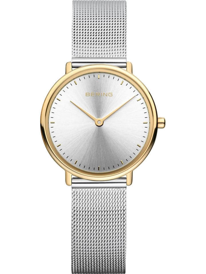 Uhr in Silber