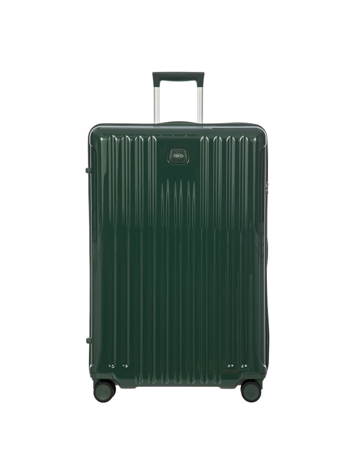 Positano 4 Rollen Trolley 82 cm mit Dehnfalte smaragdgruen