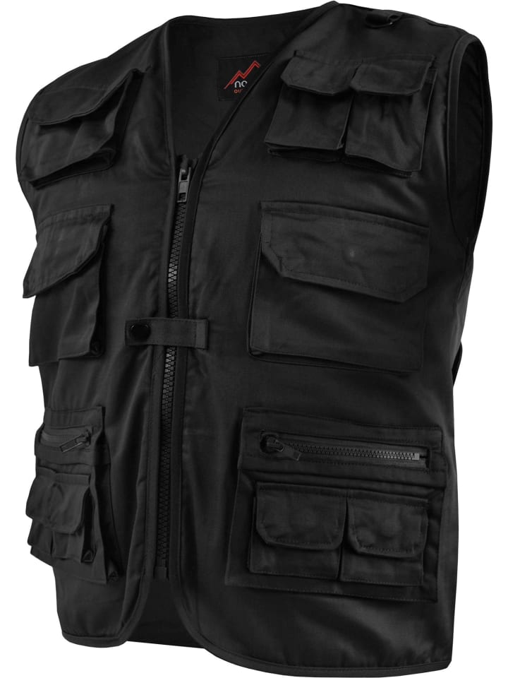 Herren Outdoor-Weste Acacia in Schwarz