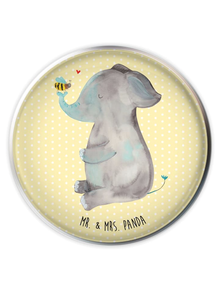 Stöpsel Elefant Biene ohne Spruch in Gelb Pastell