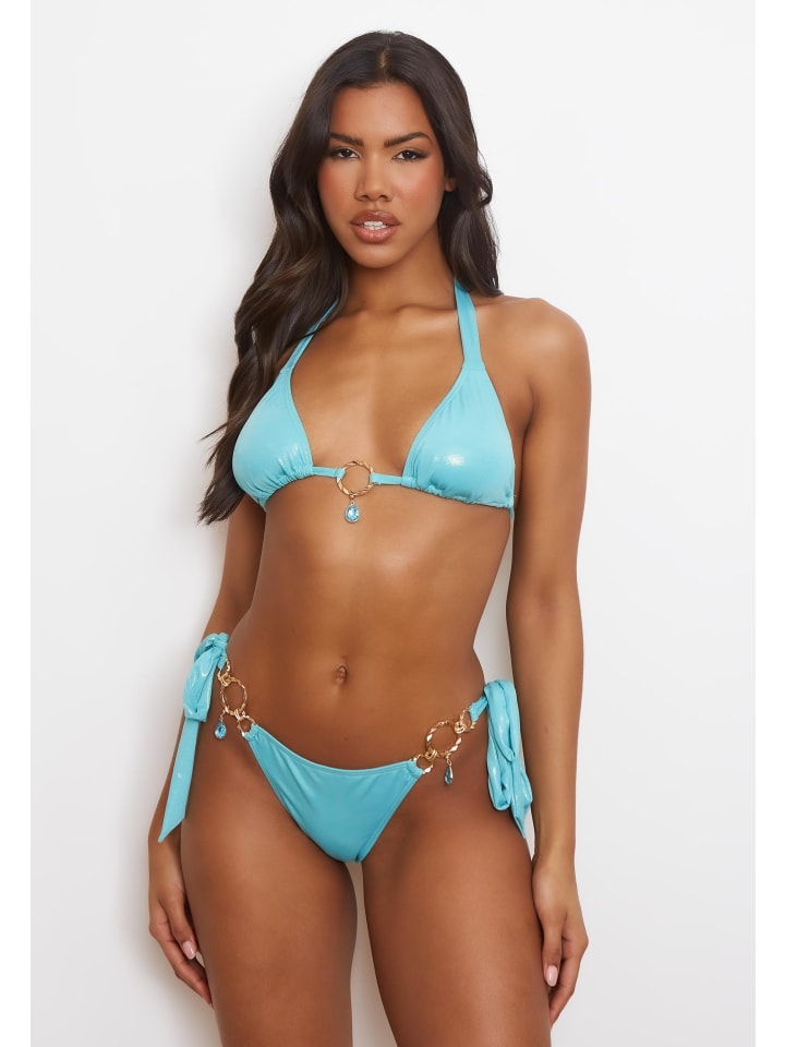 Bikini-Hose Mykonos Pendant in Baby Blue Shimmer