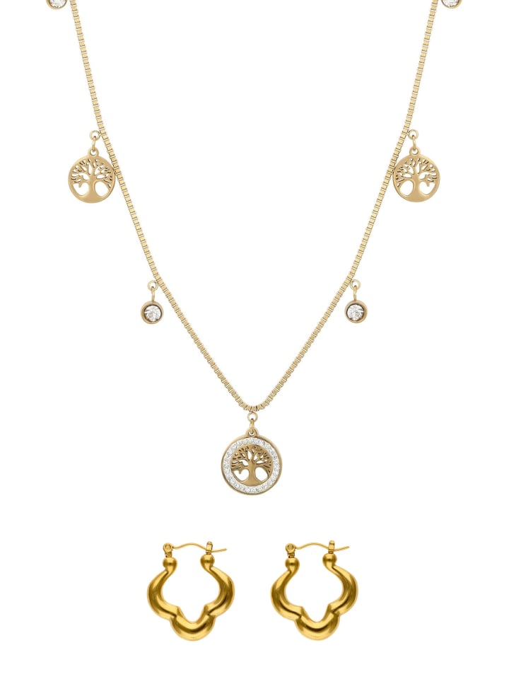 Women Jewelry Set in gold