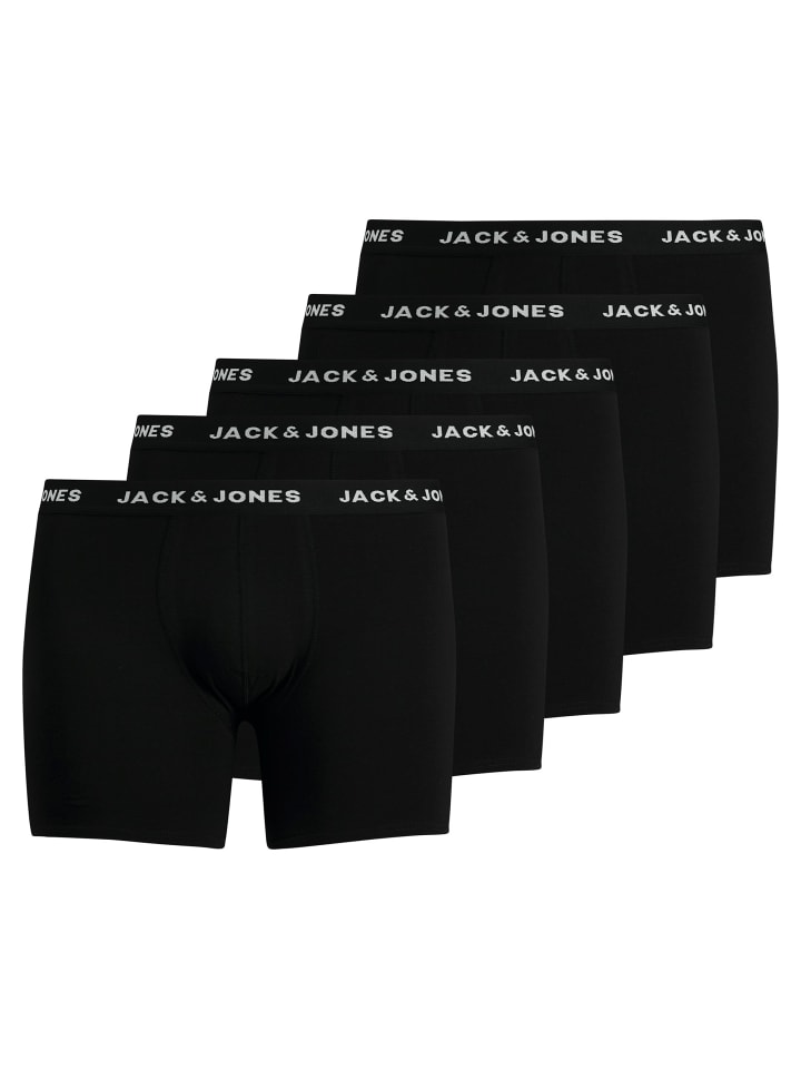 Boxershort 5er Pack in Schwarz