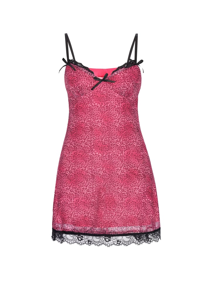 Women Dress in pink black