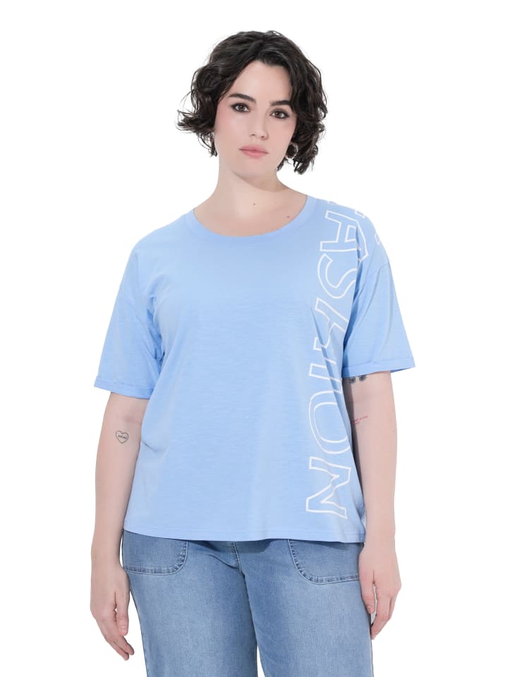 Shirt in zartblau