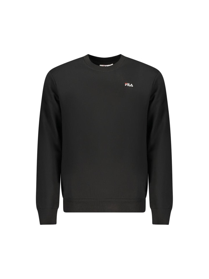 Schwarz Bio Baumwolle Herren Sweatshirt