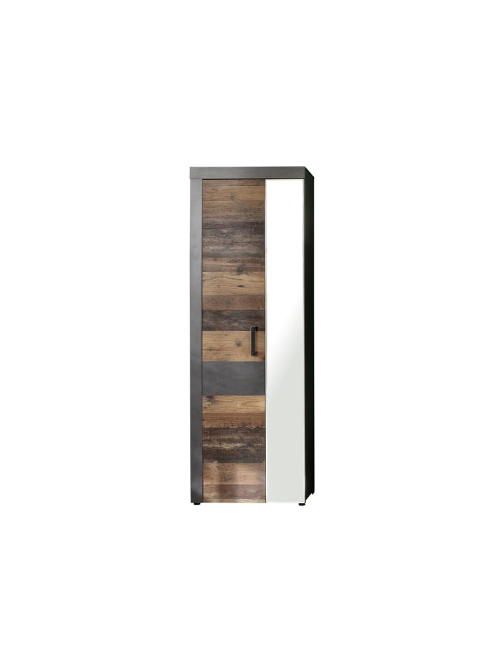 Kleiderschrank Irwin Grau 65 x 34 cm