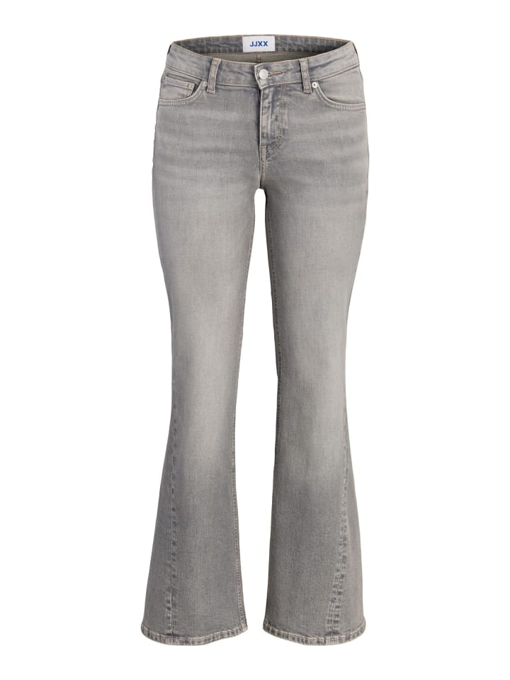 Bootcut-Jeans in Grey Denim