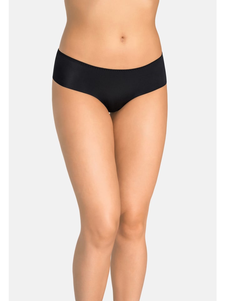 Nahtlose klassische Slips Skinny in schwarz